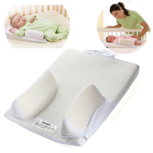 baby sleep pad - comfortable anti-turnover & anti-spit milk pillow