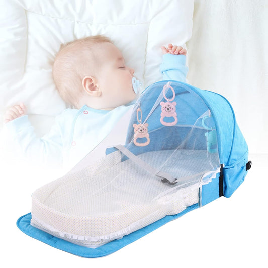 Baby Bed in Blue Color