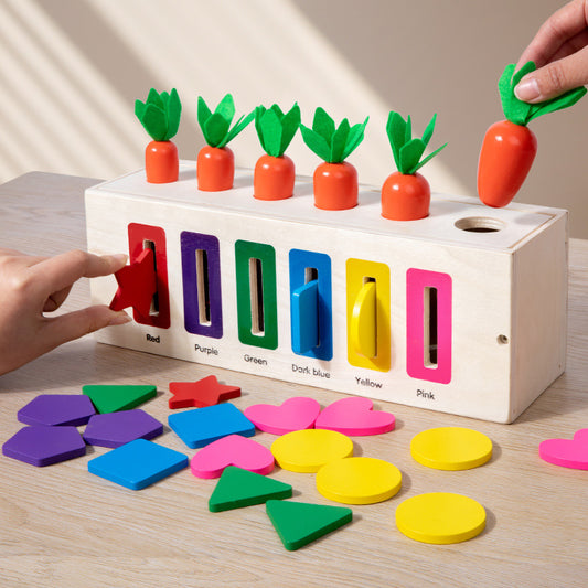 children multi-functional learning toy in use