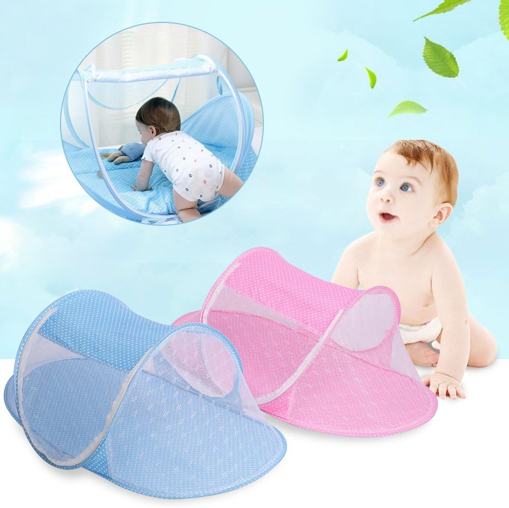 Folding Mosquito Net for 0-3 Year Olds – Portable and Easy to Use for Safe Sleep