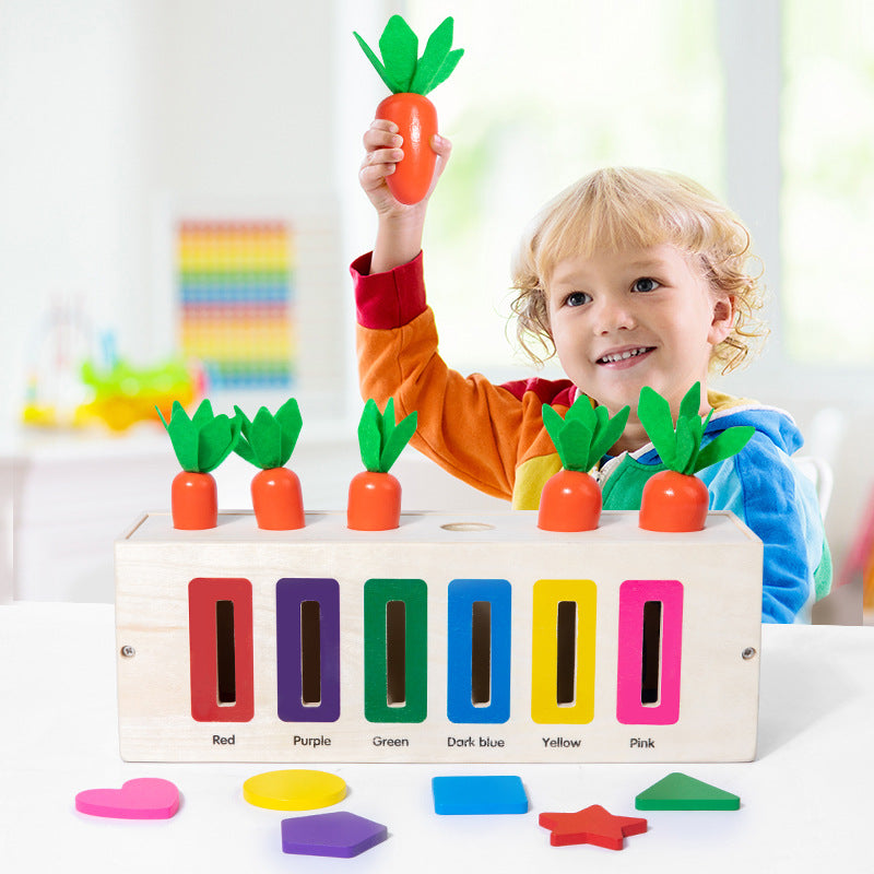 Kid using the toy