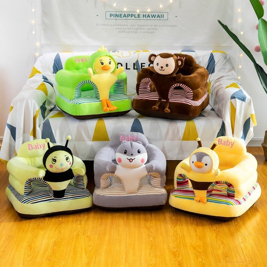 Preschool Anti-Fall Cartoon Sofa Chair - Enlarged & Thickened Baby Sitting Support Tatami Mat